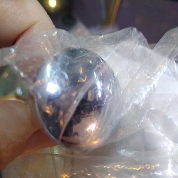 Round Shape Cabinet Knob Chrome Set of 5 - Picture 2 of 6